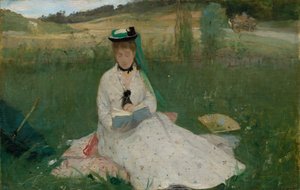 Lesen, 1873 von Berthe Morisot