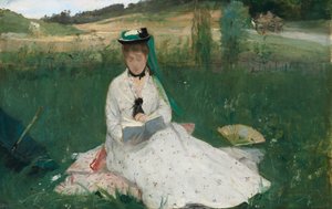 Lesen, 1873 von Berthe Morisot