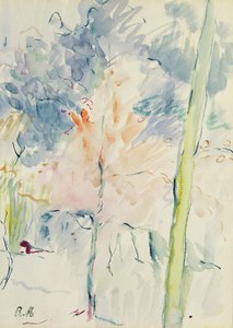 Roter Baum im Wald, 1893