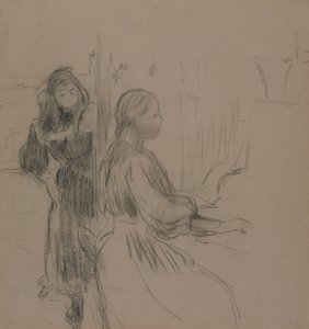 Studie für La Musique, 1893 von Berthe Morisot