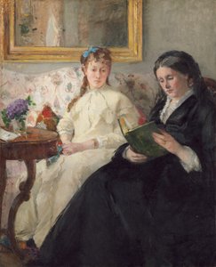 Die Mutter und Schwester des Künstlers von Berthe Morisot