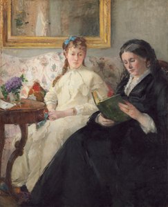 Die Mutter und Schwester des Künstlers von Berthe Morisot