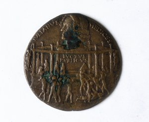 Medaille mit der Pazzi-Verschwörung. Giuliano de