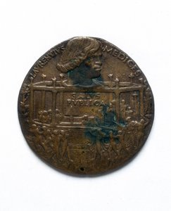 Medaille mit Darstellung der Pazzi-Verschwörung. Lorenzo de