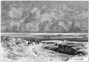 Nafta und der Shott-el-jerid, um 1890