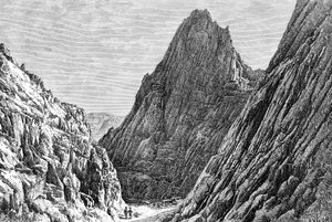 Der Lataband-Pass, Afghanistan, 1895