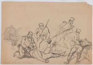 Gurkhas plündern die toten Sikhs von Bethune Donald Grant