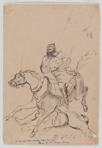Die 4. Irreguläre Kavallerie, ca. 1845 von Bethune Donald Grant