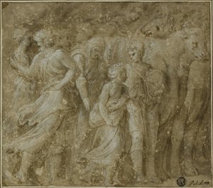 Prozession von Figuren und Ochsen von Biagio Pupini