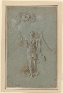 Studie für die Figur des Ruhms von Biagio Pupini