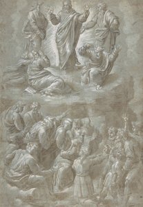 Die Verklärung, nach Raphael, 1511-51 von Biagio Pupini