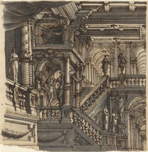 Eine aufwendige Treppe in einem Palast