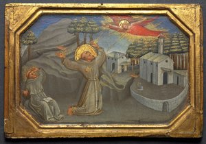 St. Franziskus von Assisi empfängt die Stigmata, ca. 1430