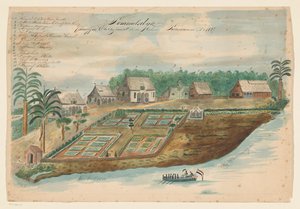 Ansicht von Sommelsdijk in Suriname
