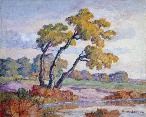 Kansas-Landschaft von Birger Sandzen