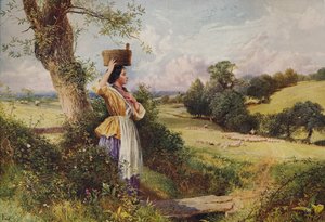 Die Milchmagd, 1860, um 1915