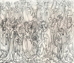 Hochzeit von König Ludwig XII. von Frankreich und Mary Tudor, 16. Jahrhundert, 1849