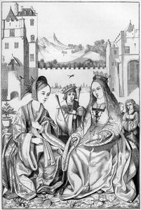 Heilige Katharina von Alexandria, 15. Jahrhundert, 1849 von Bisson and Cottard