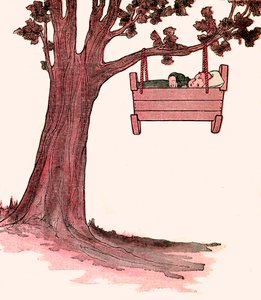 Hush-a-Bye Baby, illustriert von Blanche Fisher Wright von Blanche Fisher Wright