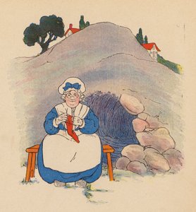 Kinderlied: Die alte Frau unter einem Hügel von Blanche Fisher Wright