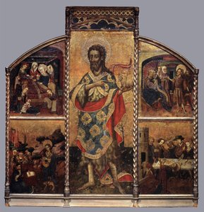 Altarbild des Heiligen Johannes des Täufers, ca. 1440