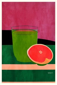 Lebendiger Grapefruitsaft