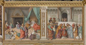 Geburt der Jungfrau und Heirat der Jungfrau von Boccaccio Boccaccino