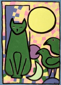 Sonnenkatze, 2000 von Bodel Rikys