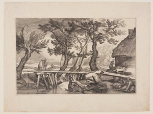 Tafel 8, aus Landschaften mit Bauernhäusern