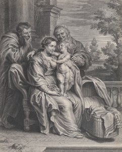 Die Heilige Familie mit der Heiligen Anna von Boetius Adams Bolswert