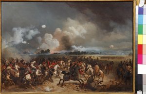 Der Angriff der Husaren während des Sturms auf Warschau im September 1831