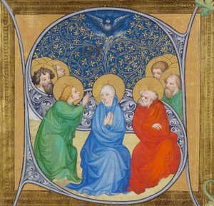 Der Abstieg des Heiligen Geistes - Pfingsten von Bohemian School