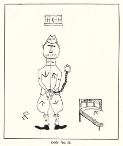 Oxford Quips: Don Nr. II (Lithografie) von Bohun Lynch