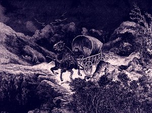 Kalifornische Wagenfahrt bei Nacht von Bohuslav Kroupa