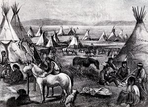 Navajo-Indianerlager von Bohuslav Kroupa