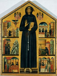 Leben des Heiligen Franz von Assisi von Bonaventura Berlinghieri
