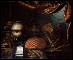 Stillleben mit Musikinstrumenten, 1715