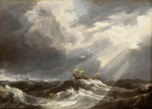 Sonnenlicht auf stürmischer See, ca. 1640er