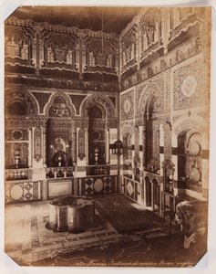 Innenraum des britischen Konsulats in Damaskus von Bonfils Studio