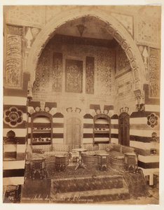 Empfangsraum des deutschen Konsulats in Damaskus von Bonfils Studio