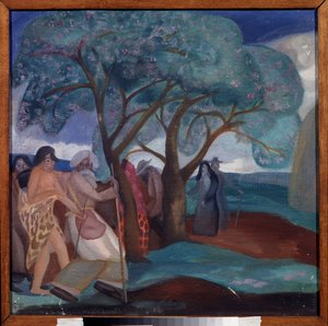 Die Anbetung der Könige von Boris Dmitrievich Grigoriev