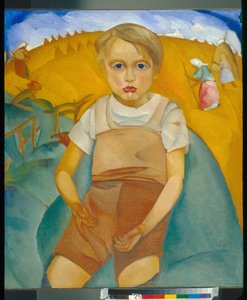 Der Weltmann (Porträt des Sohnes) von Boris Dmitrievich Grigoriev