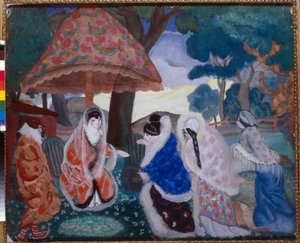 Begrüßung der Neuvermählten von Boris Dmitrievich Grigoriev