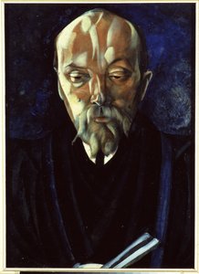 Porträt des Künstlers Nicholas Roerich von Boris Dmitrievich Grigoriev