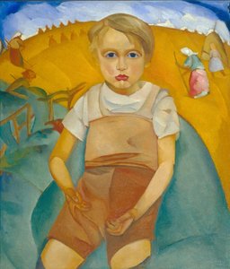 Der Weltling Porträt des Sohnes, 1920 von Boris Dmitrievich Grigoriev