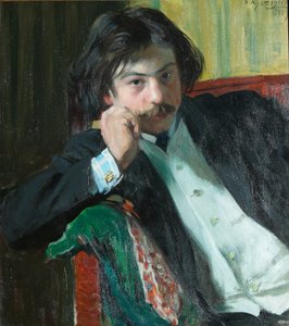 Porträt des Dichters Janko Lavrin, 1887-1986, 1909