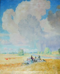 Sommer, 1922 von Boris Mikhailovich Kustodiev