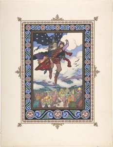 Illustration für das Märchen Marya Morevna, ca. 1925 von Boris Vasilievich Zvorykin