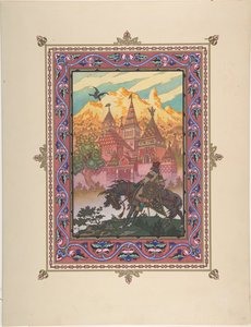 Illustration für das Märchen Marya Morevna, um 1925