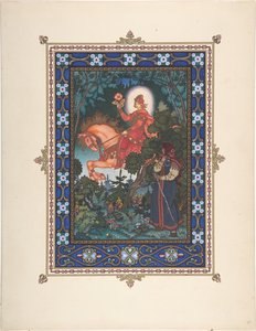 Illustration zum Märchen Vasilisa die Schöne, ca. 1925 von Boris Vasilievich Zvorykin